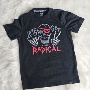 Shaun White Radical Skull Skeleton Skater Shirt Boys S 6/7
